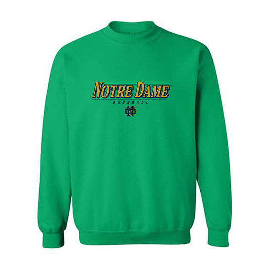 Notre Dame - NCAA Baseball : Mark Quatrani - Classic Shersey Crewneck Sweatshirt-0