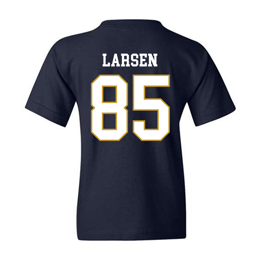 Notre Dame - NCAA Football : Jack Larsen - Classic Fashion Shersey Youth T-Shirt-1