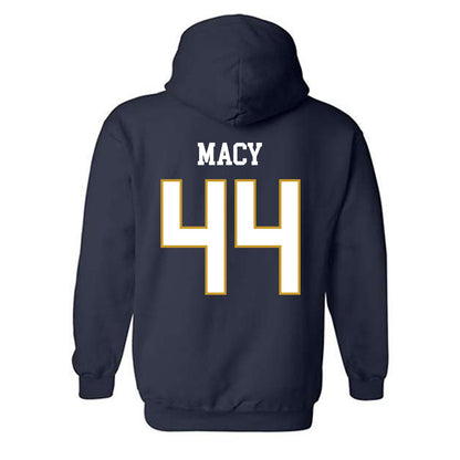 Notre Dame - NCAA Women's Basketball : Leah Macy - Classic Fashion Shersey Hooded Sweatshirt-1