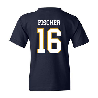 Notre Dame - NCAA Men's Ice Hockey : Paul Fischer - Classic Fashion Shersey Youth T-Shirt