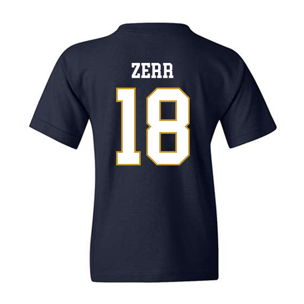 Notre Dame - NCAA Baseball : Aiden Zerr - Classic Fashion Shersey Youth T-Shirt-1