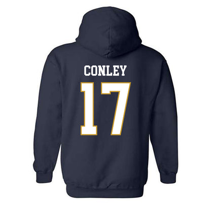 Notre Dame - NCAA Women's Lacrosse : Angie Conley - Classic Fashion Shersey Hooded Sweatshirt-1