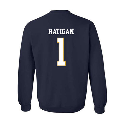 Notre Dame - NCAA Women's Basketball : Kelly Ratigan - Classic Fashion Shersey Crewneck Sweatshirt-1