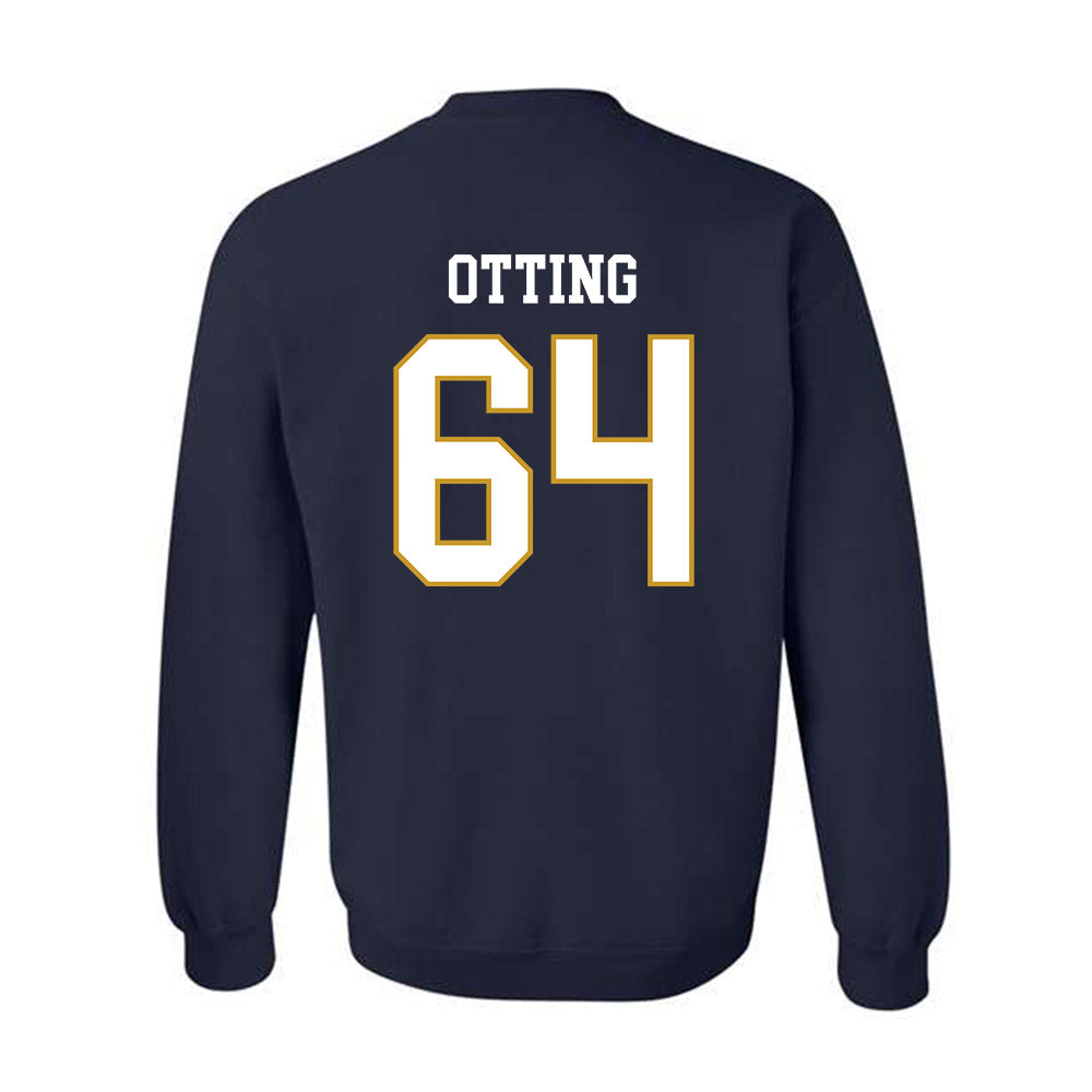 Notre Dame - NCAA Football : Joe Otting - Classic Fashion Shersey Crewneck Sweatshirt-1