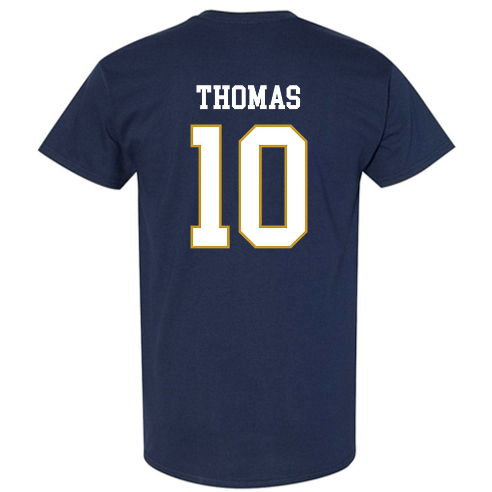 Notre Dame - NCAA Football : Loghan Thomas - Classic Fashion Shersey T-Shirt-1