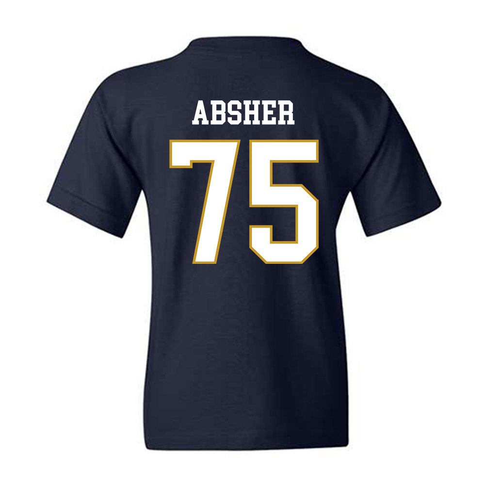 Notre Dame - NCAA Football : Sullivan Absher - Classic Fashion Shersey Youth T-Shirt-1