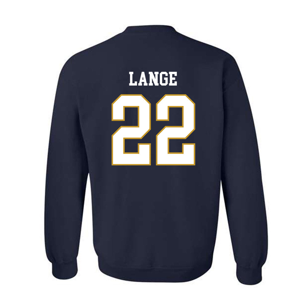Notre Dame - NCAA Women's Volleyball : Ava Lange - Classic Fashion Shersey Crewneck Sweatshirt-1