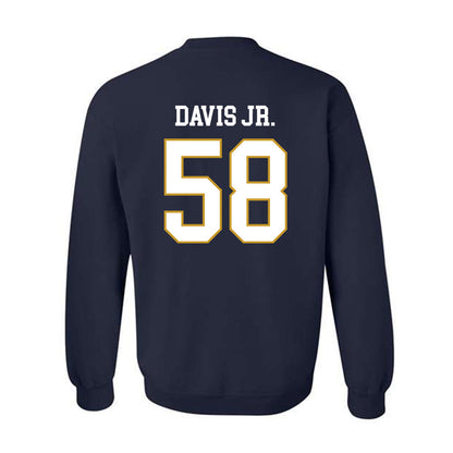 Notre Dame - NCAA Football : Thomas Davis Jr. - Classic Fashion Shersey Crewneck Sweatshirt-1