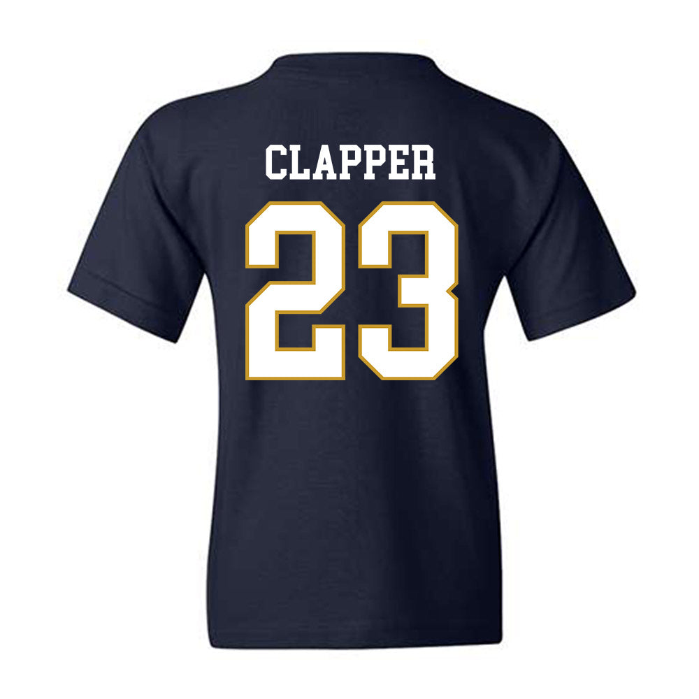 Notre Dame - NCAA Football : Jakobe Clapper - Classic Fashion Shersey Youth T-Shirt-1