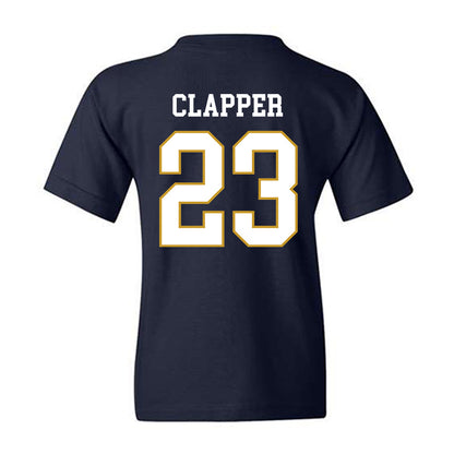 Notre Dame - NCAA Football : Jakobe Clapper - Classic Fashion Shersey Youth T-Shirt-1