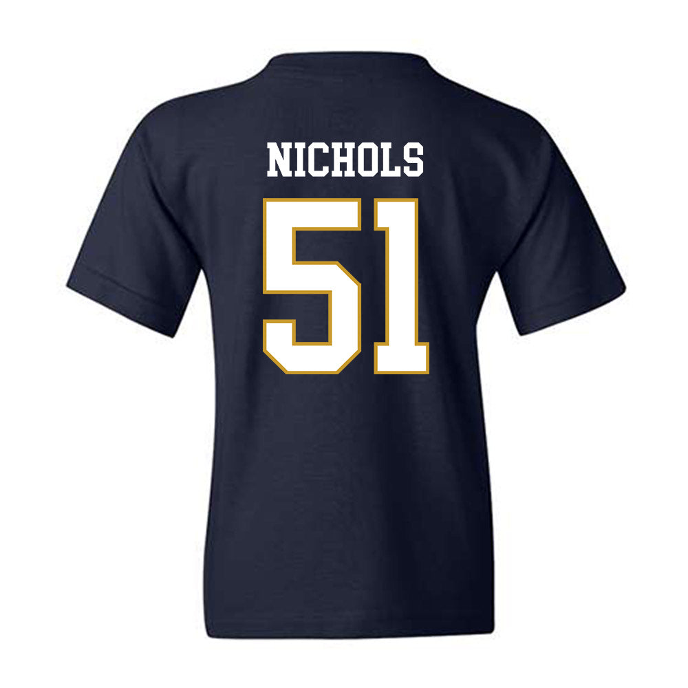 Notre Dame - NCAA Football : Ben Nichols - Classic Fashion Shersey Youth T-Shirt-1