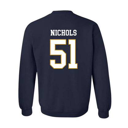 Notre Dame - NCAA Football : Ben Nichols - Classic Fashion Shersey Crewneck Sweatshirt-1