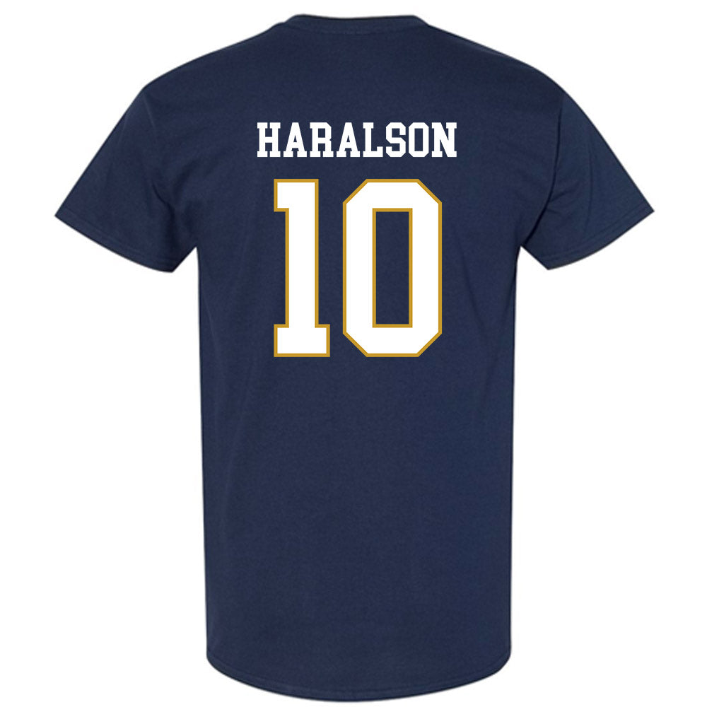 Notre Dame - NCAA Men's Basketball : Jalen Haralson - Classic Fashion Shersey T-Shirt-1