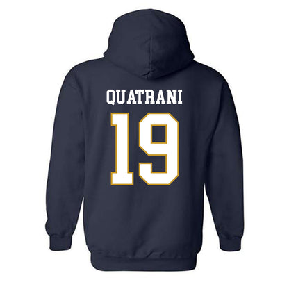 Notre Dame - NCAA Baseball : Mark Quatrani - Classic Fashion Shersey Hooded Sweatshirt-1