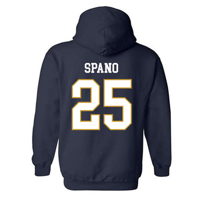 Notre Dame - NCAA Men's Lacrosse : Tyler Spano - Classic Fashion Shersey Hooded Sweatshirt-1