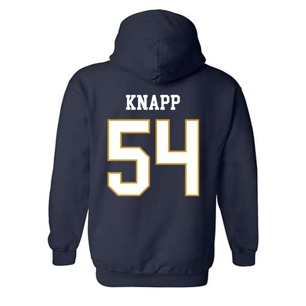 Notre Dame - NCAA Football : Anthonie Knapp - Classic Fashion Shersey Hooded Sweatshirt-1