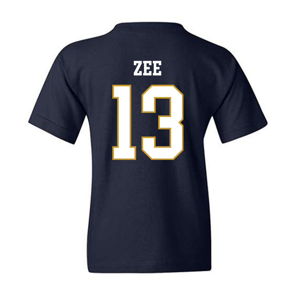 Notre Dame - NCAA Baseball : Jamie Zee - Classic Fashion Shersey Youth T-Shirt-1