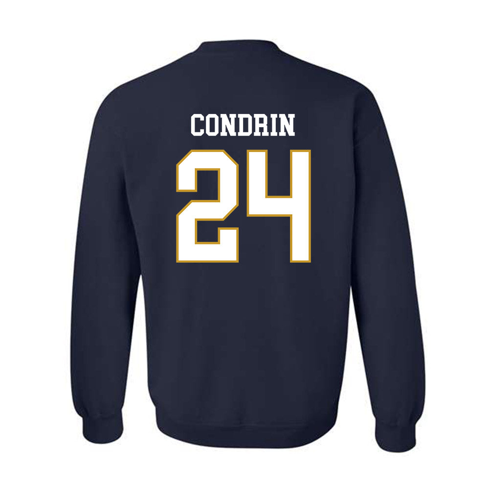 Notre Dame - NCAA Baseball : Luke Condrin - Classic Fashion Shersey Crewneck Sweatshirt-1