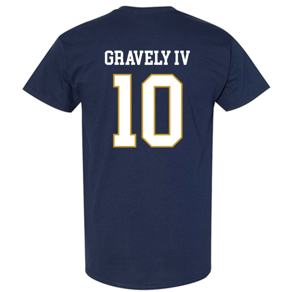 Notre Dame - NCAA Baseball : Warren Gravely IV - Classic Fashion Shersey T-Shirt-1