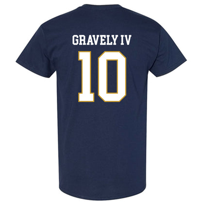 Notre Dame - NCAA Baseball : Warren Gravely IV - Classic Fashion Shersey T-Shirt-1