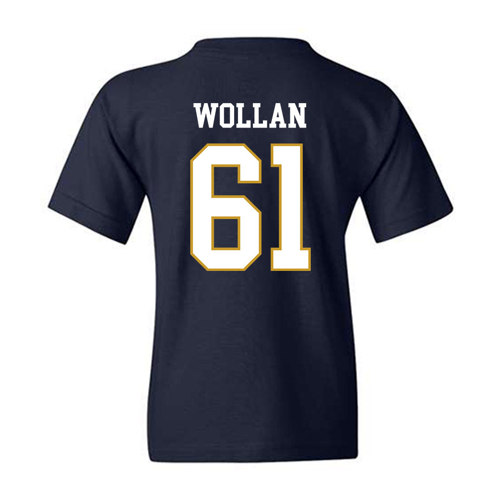 Notre Dame - NCAA Football : Robbie Wollan - Classic Fashion Shersey Youth T-Shirt-1