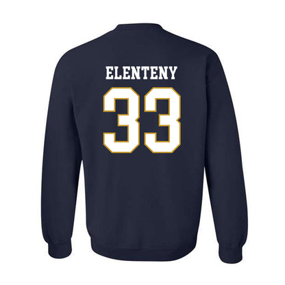 Notre Dame - NCAA Baseball : Connor Elenteny - Classic Fashion Shersey Crewneck Sweatshirt-1