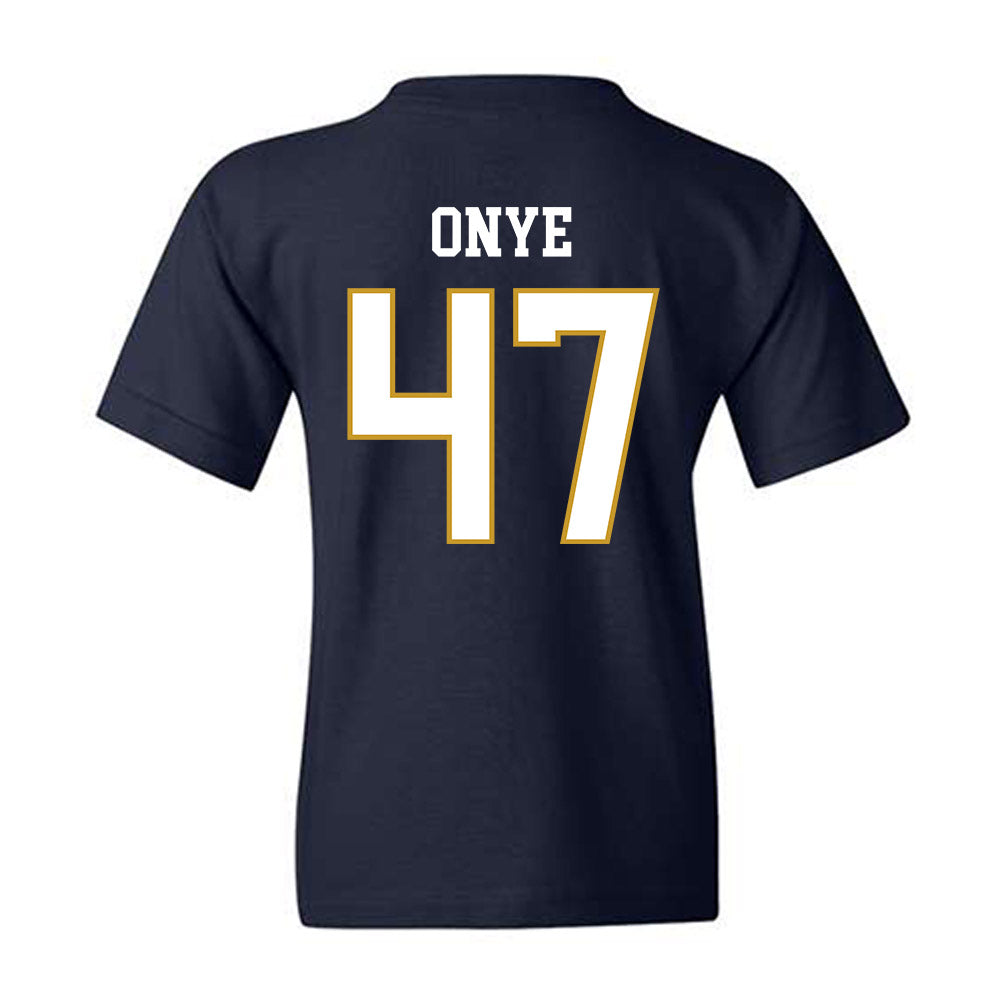 Notre Dame - NCAA Football : Jason Onye - Classic Fashion Shersey Youth T-Shirt-1