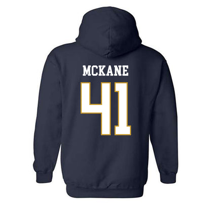 Notre Dame - NCAA Men's Lacrosse : Matthew McKane - Classic Fashion Shersey Hooded Sweatshirt-1