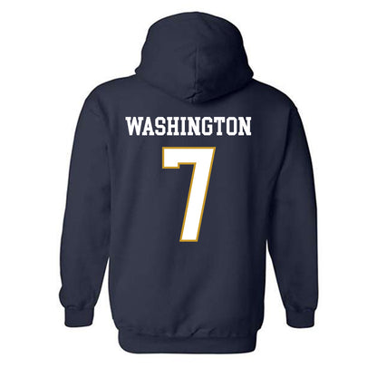 Notre Dame - NCAA Football : Tyrus Washington - Classic Fashion Shersey Hooded Sweatshirt-1