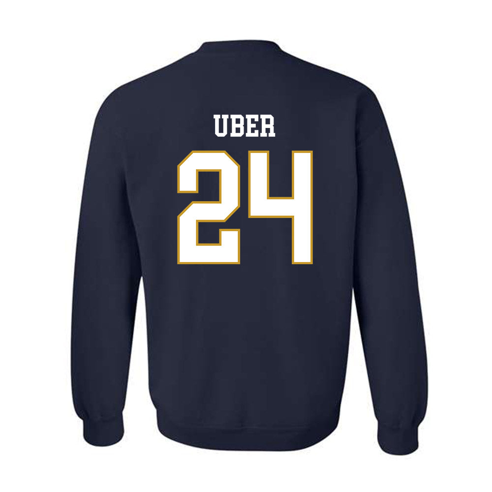 Notre Dame - NCAA Baseball : Ty Uber - Classic Fashion Shersey Crewneck Sweatshirt-1