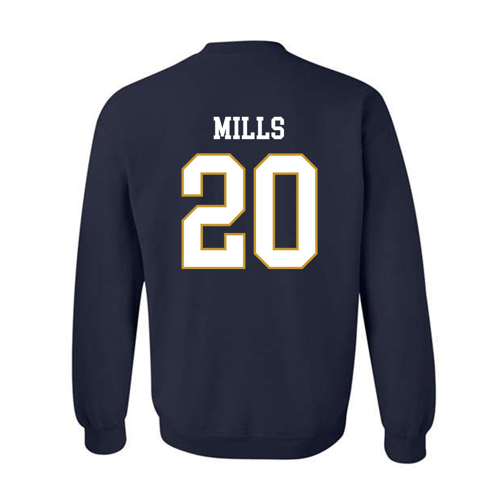 Notre Dame - NCAA Women's Soccer : Abby Mills - Classic Fashion Shersey Crewneck Sweatshirt