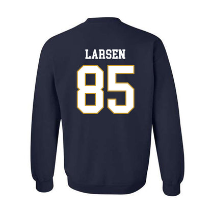 Notre Dame - NCAA Football : Jack Larsen - Classic Fashion Shersey Crewneck Sweatshirt-1
