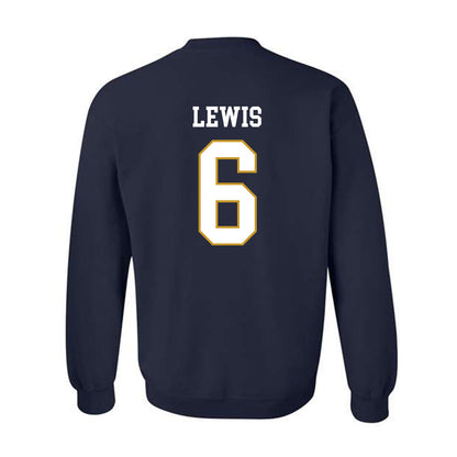 Notre Dame - NCAA Men's Soccer : Wyatt Lewis - Classic Fashion Shersey Crewneck Sweatshirt-1