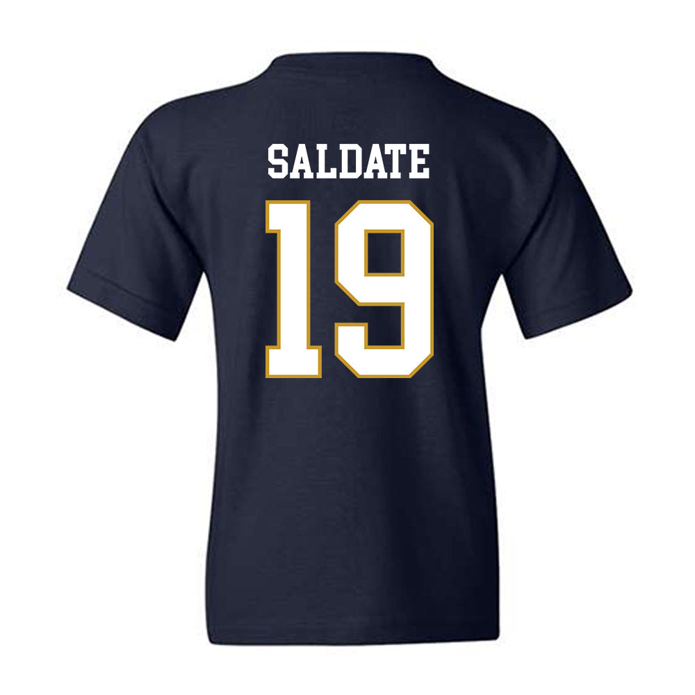 Notre Dame - NCAA Football : Logan Saldate - Classic Fashion Shersey Youth T-Shirt-1