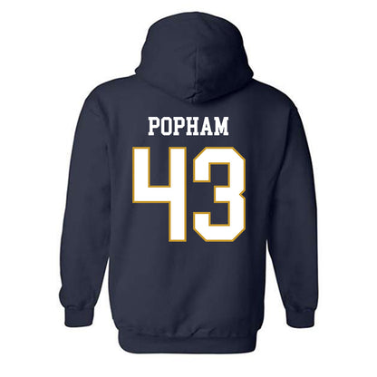 Notre Dame - NCAA Men's Lacrosse : Bo Popham - Classic Fashion Shersey Hooded Sweatshirt-1