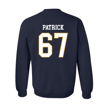 Notre Dame - NCAA Football : Gregory Patrick - Classic Fashion Shersey Crewneck Sweatshirt-1