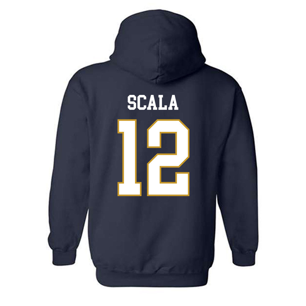 Notre Dame - NCAA Men's Soccer : Ethan Scala - Classic Fashion Shersey Hooded Sweatshirt-1
