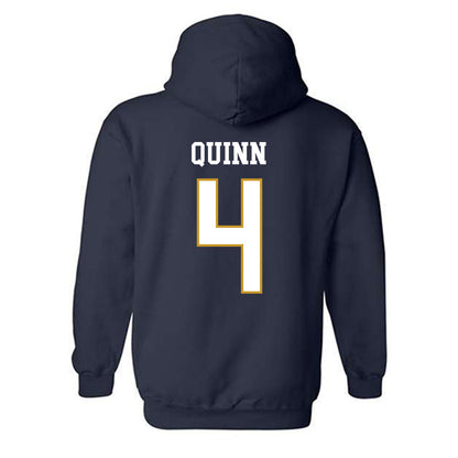 Notre Dame - NCAA Men's Ice Hockey : Michael Quinn - Classic Fashion Shersey Hooded Sweatshirt-1