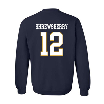 Notre Dame - NCAA Men's Basketball : Nick Shrewsberry - Classic Fashion Shersey Crewneck Sweatshirt-1