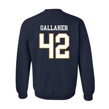 Notre Dame - NCAA Men's Lacrosse : Christian Gallaher - Classic Fashion Shersey Crewneck Sweatshirt-1
