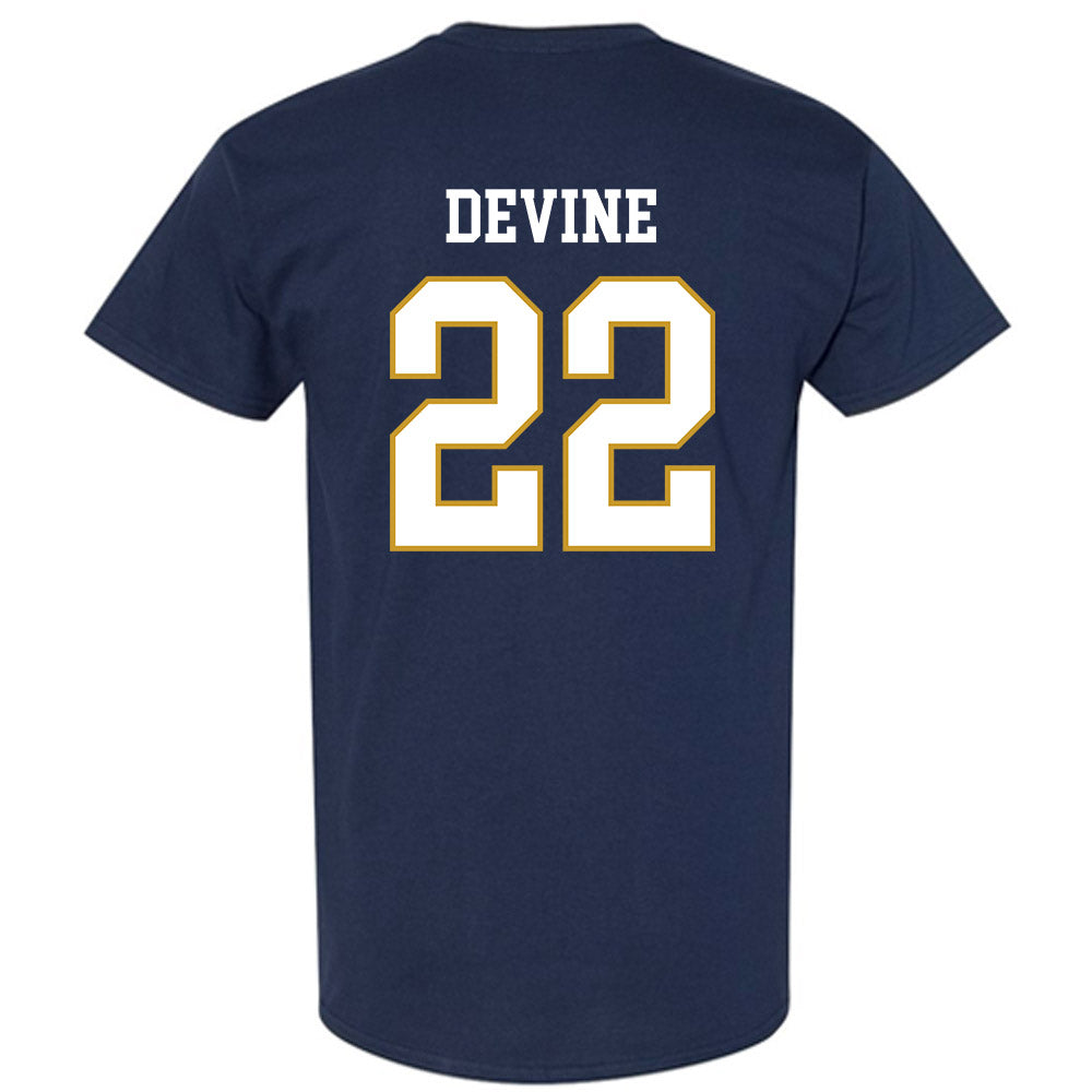 Notre Dame - NCAA Men's Basketball : Luke Devine - Classic Fashion Shersey T-Shirt-1