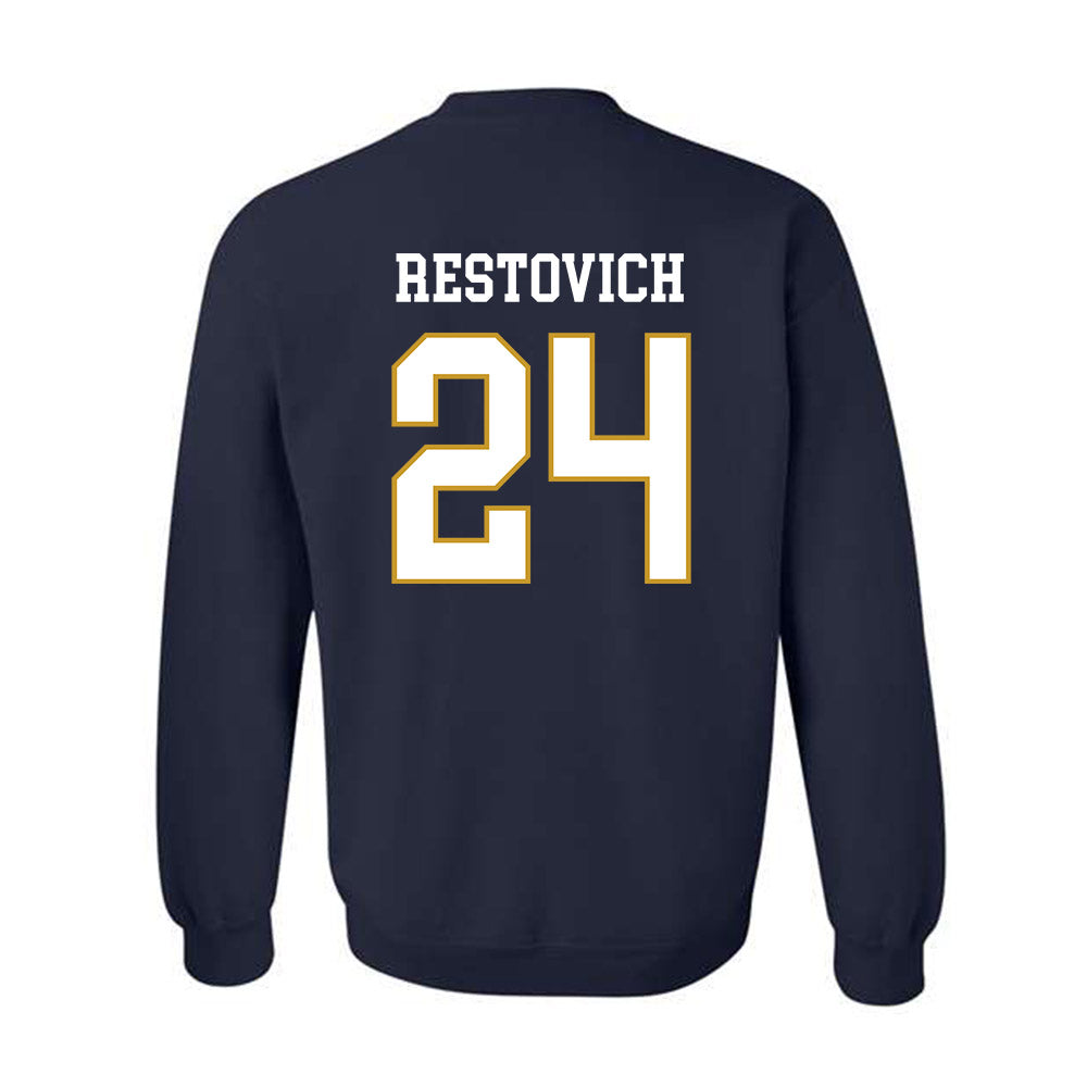 Notre Dame - NCAA Women's Soccer : Grace Restovich - Classic Fashion Shersey Crewneck Sweatshirt