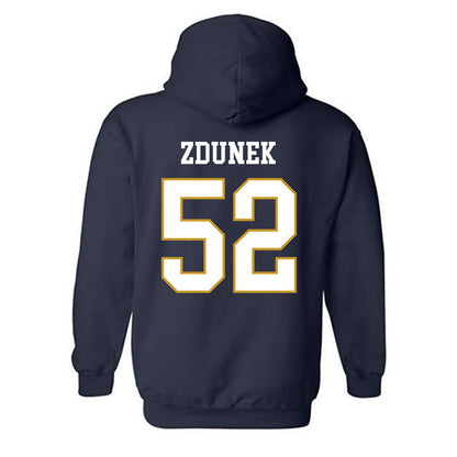 Notre Dame - NCAA Baseball : Eric Zdunek - Classic Fashion Shersey Hooded Sweatshirt-1