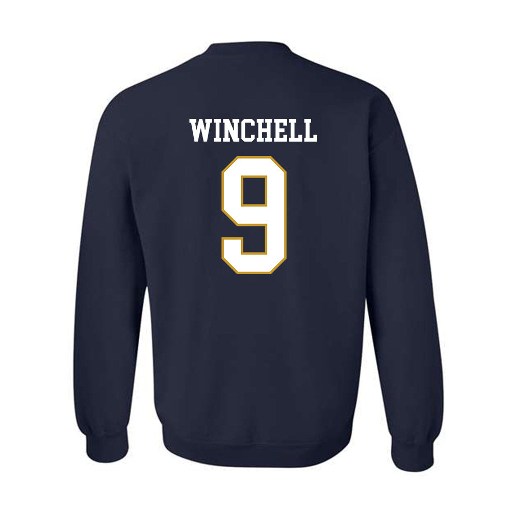 Notre Dame - NCAA Softball : Mickey Winchell - Classic Fashion Shersey Crewneck Sweatshirt-1