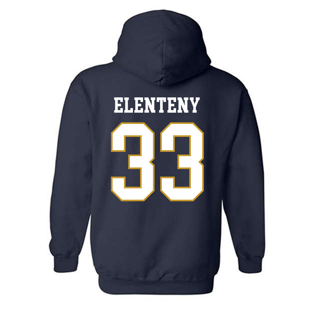Notre Dame - NCAA Baseball : Connor Elenteny - Classic Fashion Shersey Hooded Sweatshirt-1