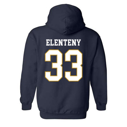 Notre Dame - NCAA Baseball : Connor Elenteny - Classic Fashion Shersey Hooded Sweatshirt-1