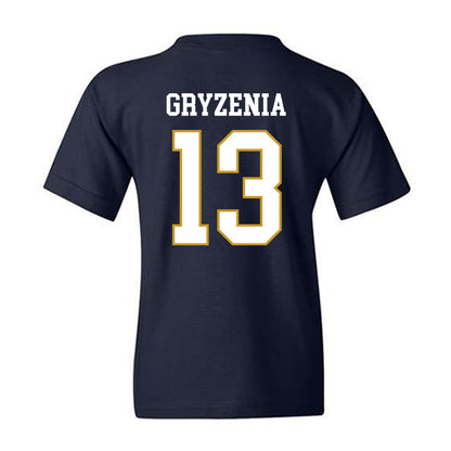 Notre Dame - NCAA Men's Lacrosse : Andrew Gryzenia - Classic Fashion Shersey Youth T-Shirt-1