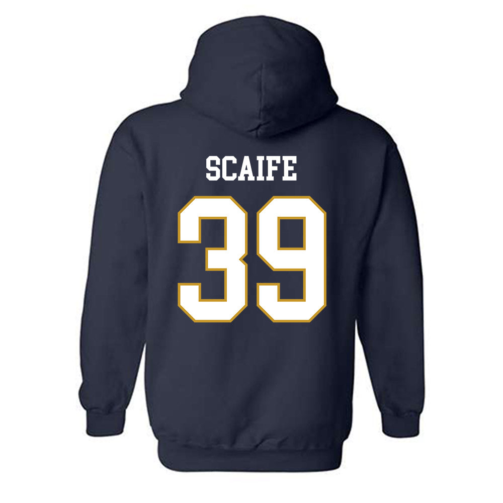 Notre Dame - NCAA Football : Jasper Scaife - Classic Fashion Shersey Hooded Sweatshirt-1