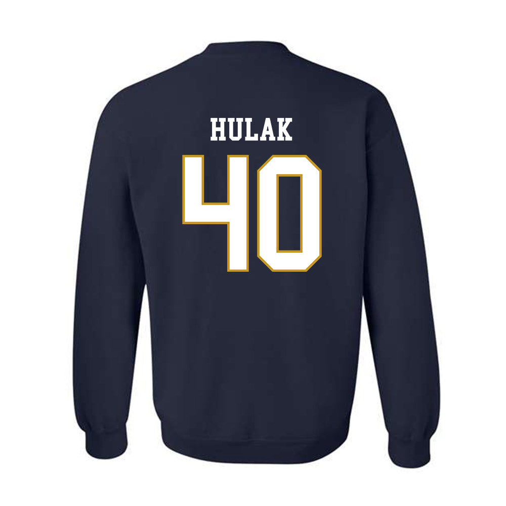 Notre Dame - NCAA Football : Dominik Hulak - Classic Fashion Shersey Crewneck Sweatshirt-1