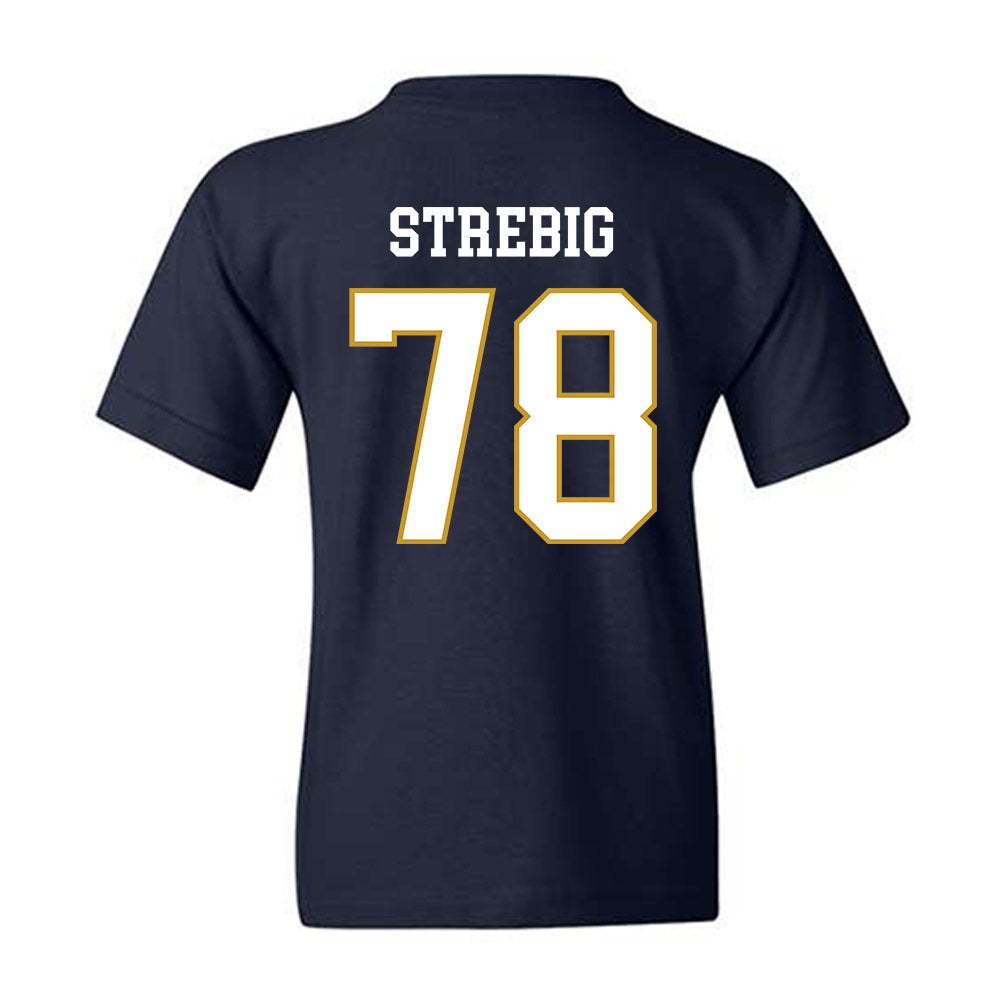 Notre Dame - NCAA Football : Owen Strebig - Classic Fashion Shersey Youth T-Shirt-1